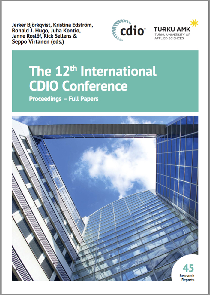 CDIO Proceedings 2016 Cover