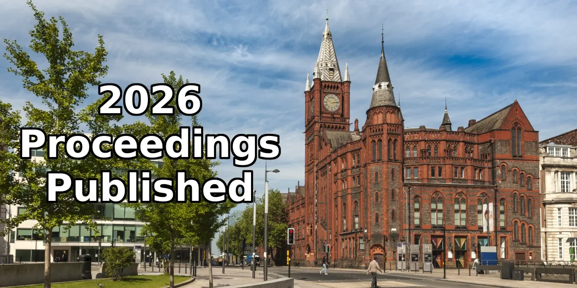 University of Liverpool and a text stating the 2026 proceedings are published
